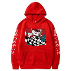 Ghost Slayer Blade Hoodie - Charcoal Jiro Print