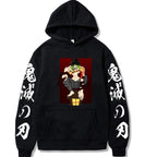 Demon Slayer Daki and Gyutaro Print Sweatshirt