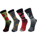Trendy Naruto Academy Style Mid Cap Sports Socks