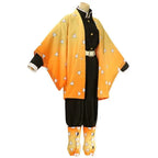 Demon Slayer Zenitsu Kimono Cosplay Costume Set
