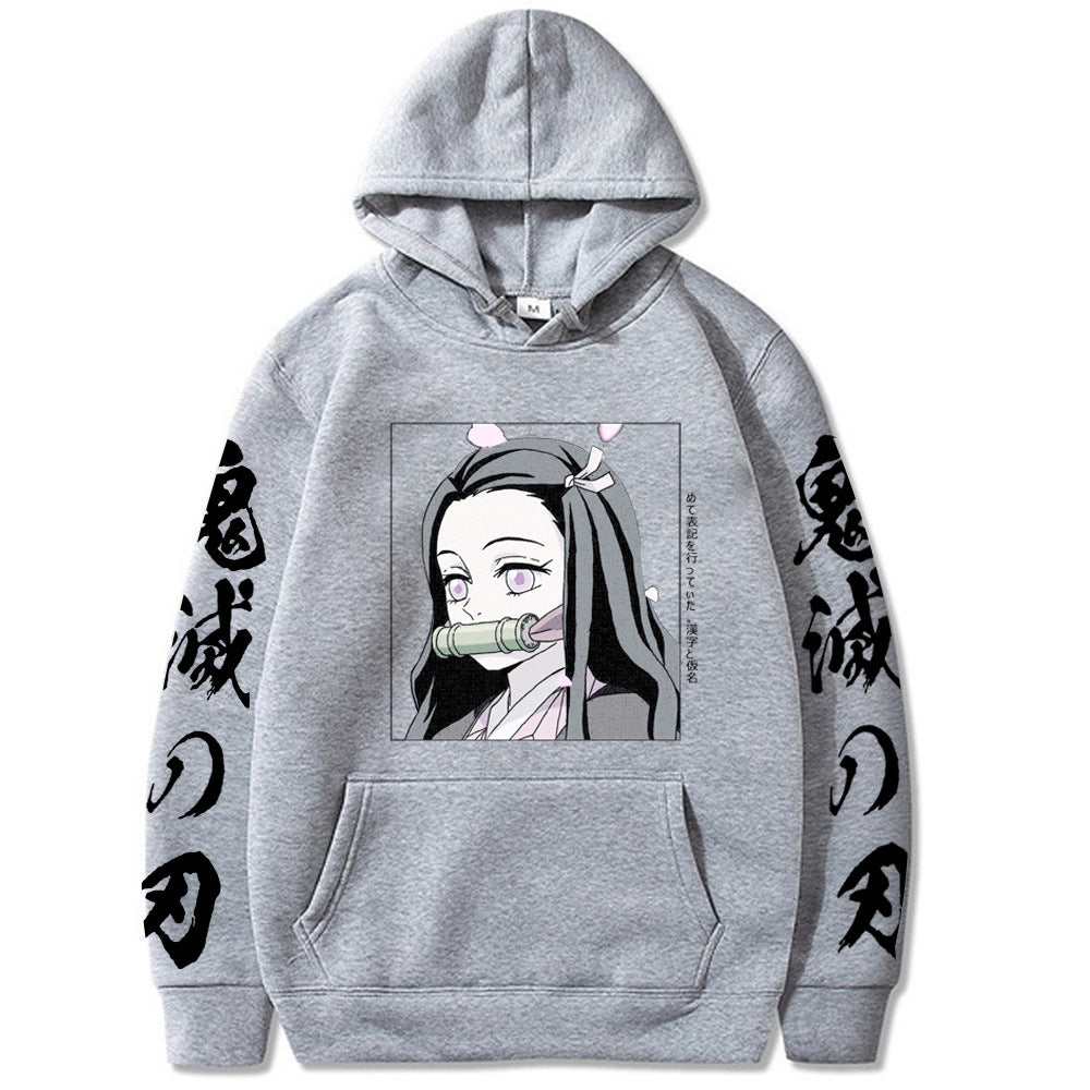 Demon Slayer Loose Hoodie - Harajuku Style