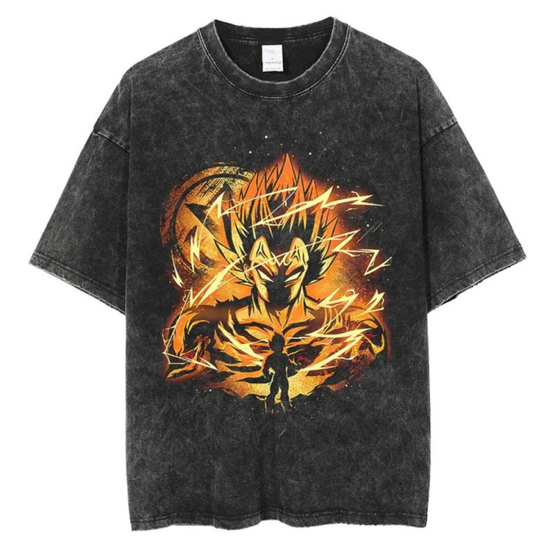 Summer Dragon Ball Anime Pattern T-Shirt