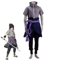 Naruto Uchiha Sasuke Kimono Cosplay Costume Full Set