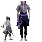 Naruto Uchiha Sasuke Kimono Cosplay Costume Full Set