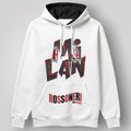 AC Milan "Rossoneri Per Sempre" White Hoodie - 1899 Heritage Typography Pullover