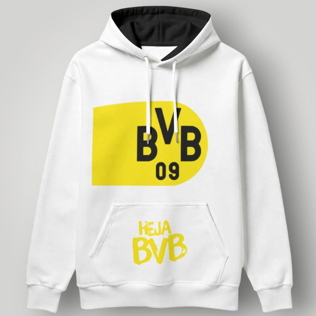 BVB 09 Borussia Dortmund Modern City Hoodie – Black & Yellow Urban Fan Pullover
