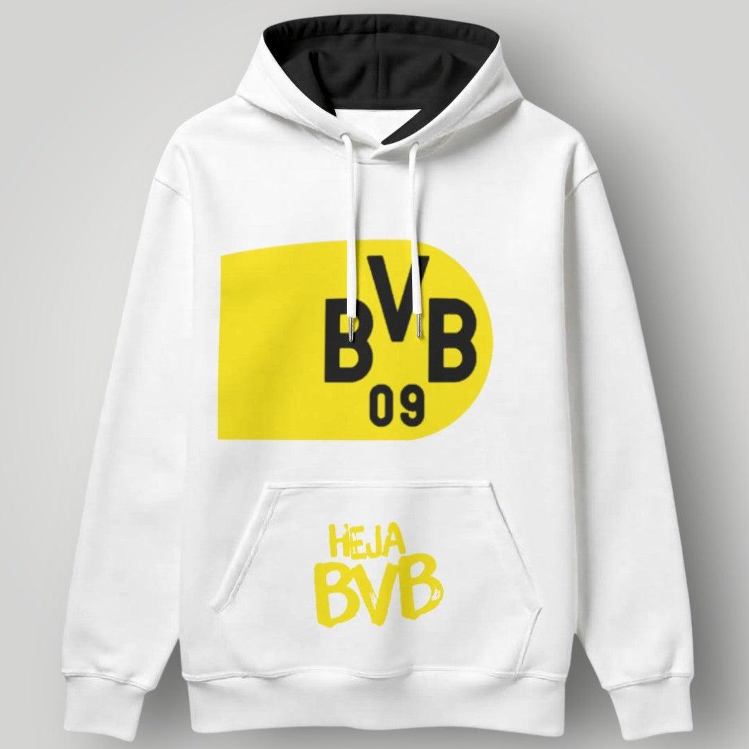 BVB 09 Borussia Dortmund Modern City Hoodie – Black & Yellow Urban Fan Pullover