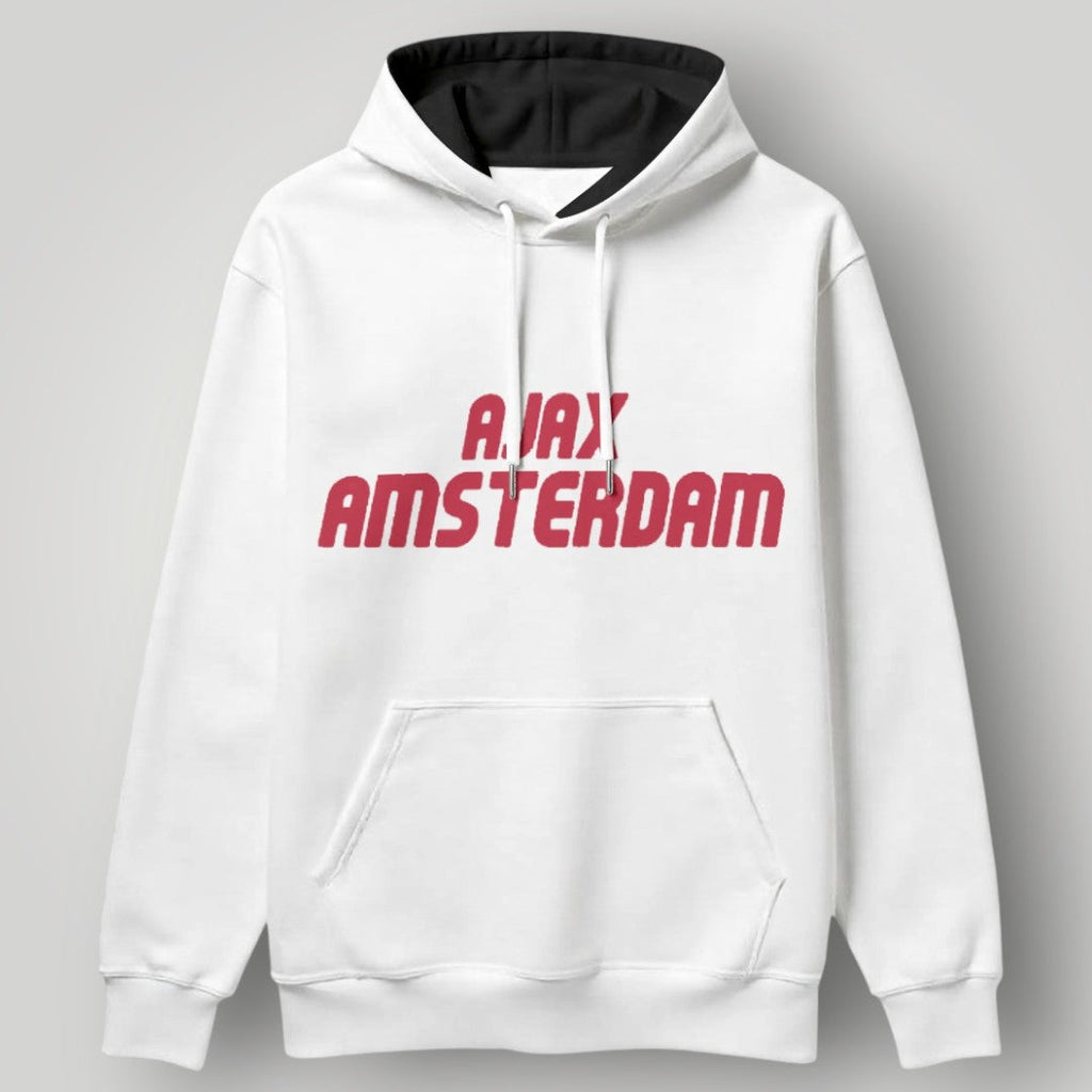 Ajax Amsterdam Hoodie, AFC Ajax Fan Apparel, Amsterdam Football Streetwear.