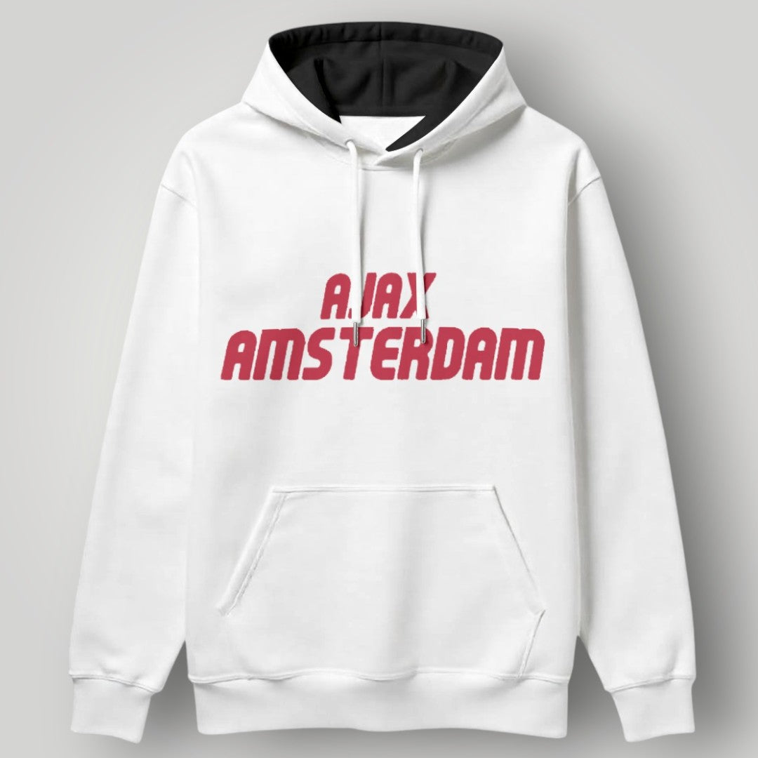 Ajax Amsterdam Hoodie, AFC Ajax Fan Apparel, Amsterdam Football Streetwear.