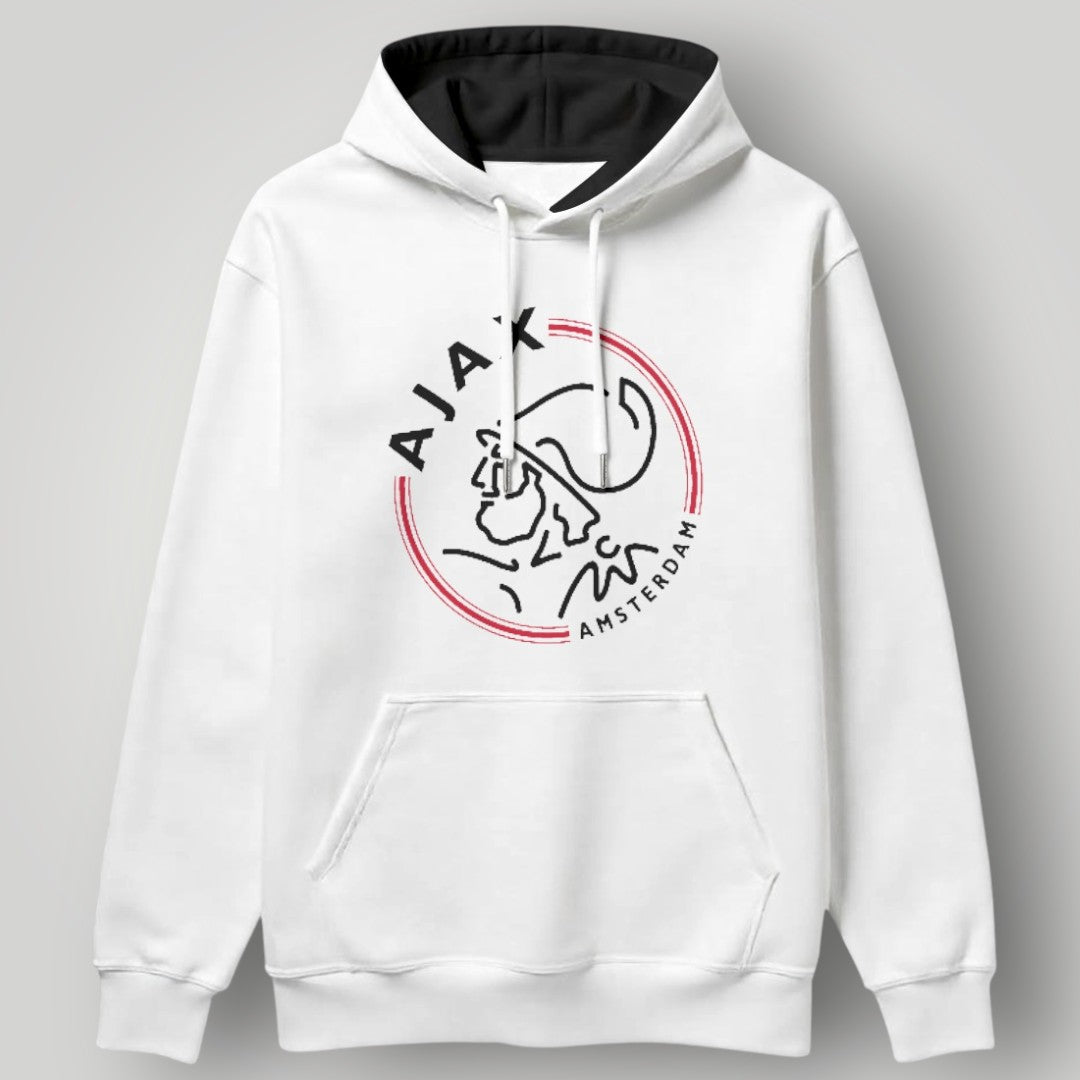 Ajax Amsterdam Hoodie, AFC Ajax Fan Gear, Amsterdam Football Streetwear
