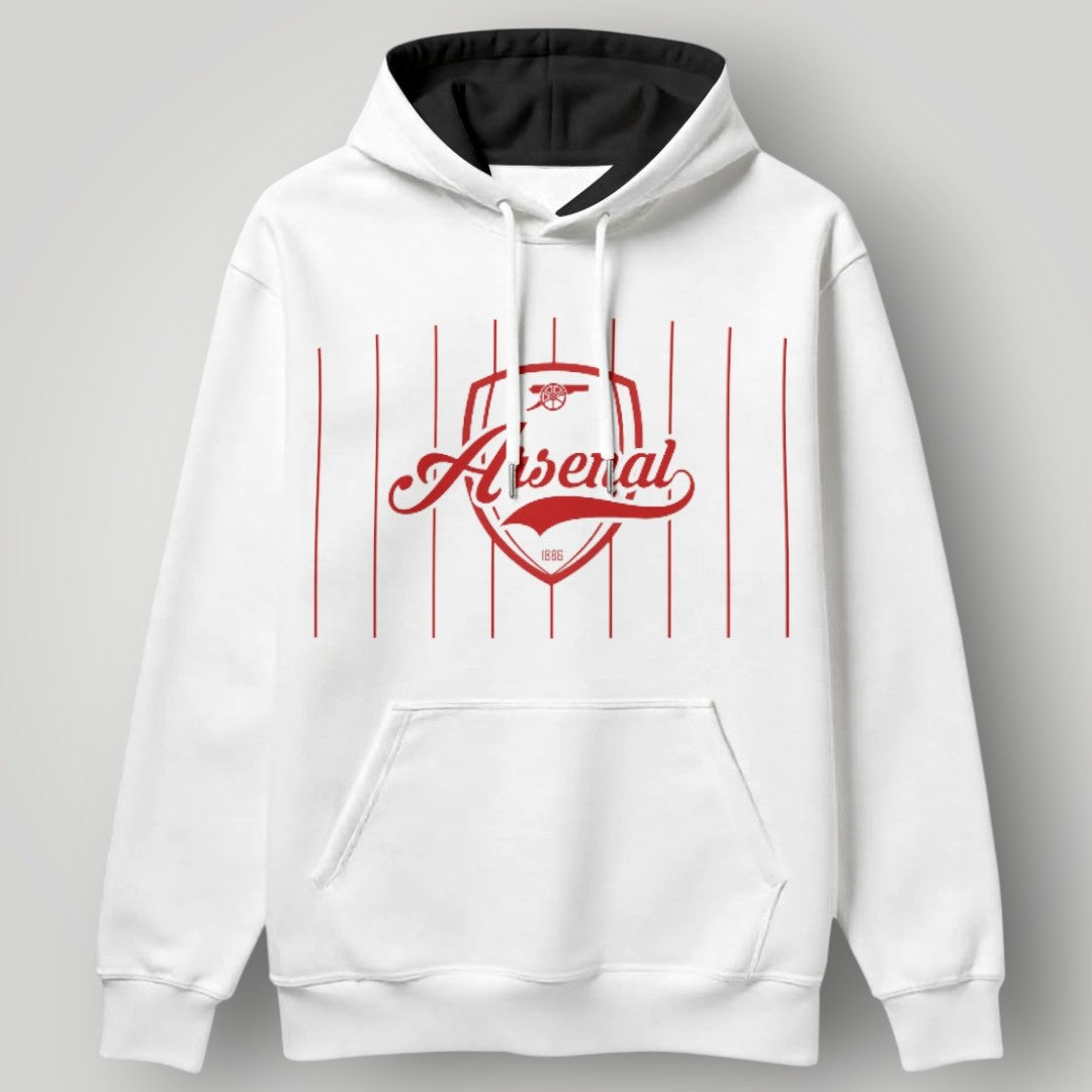 Arsenal FC "Gunners" Hoodie | Premium Black Cannon Graphic Sweatshirt