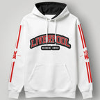Liverpool F.C. "Since 1892" Heritage Hoodie - Black LFC YNWA Sleeve Print Sweatshirt