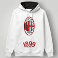 AC Milan "Vinci Per Noi" White Hoodie - 1899 Heritage Graphic Pullover