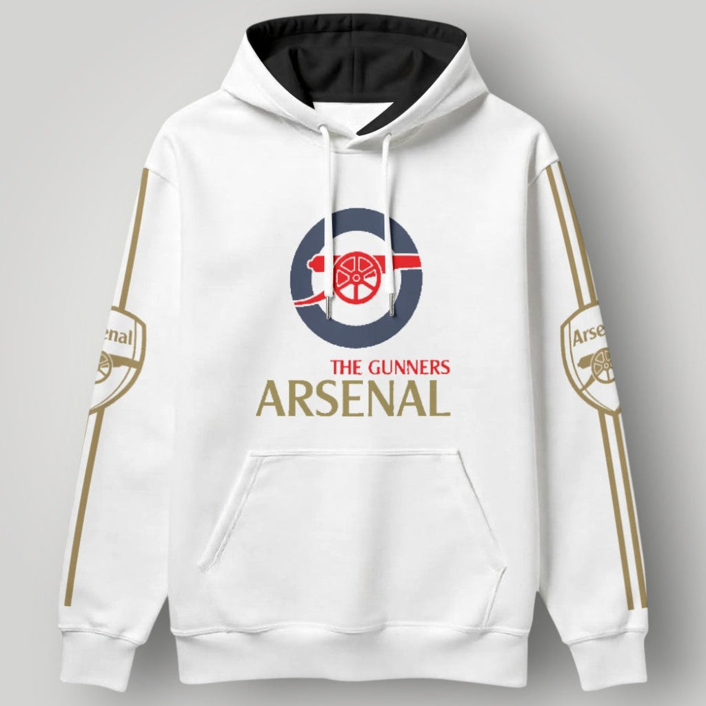 Arsenal FC "Gunners" Hoodie | Premium Cannon Graphic Sweatshirt