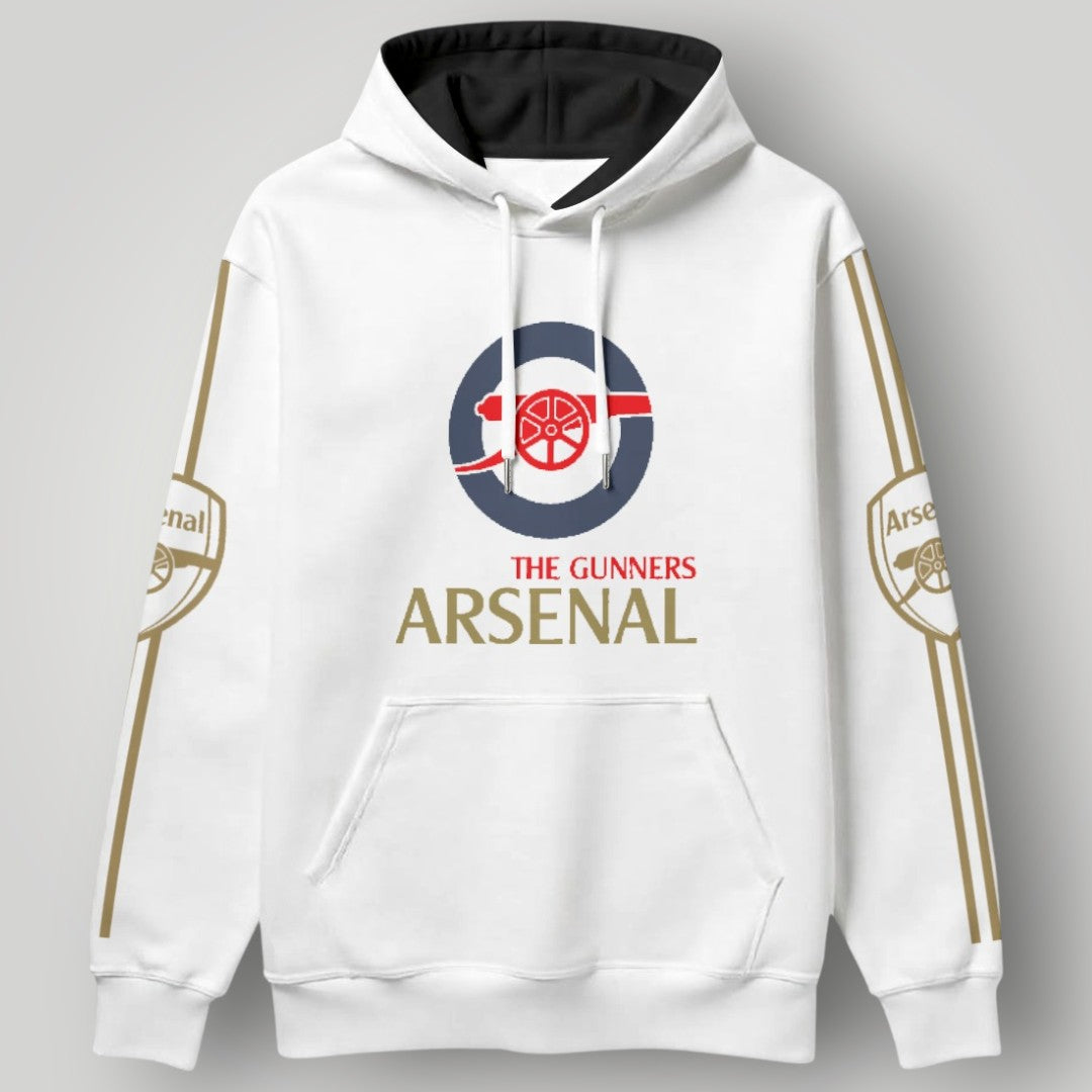 Arsenal FC "Gunners" Hoodie | Premium Cannon Graphic Sweatshirt