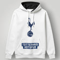 Tottenham Hotspur Banner Edition White Hoodie - Contrast Hood & Navy Crest Sportswear