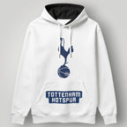 Tottenham Hotspur Banner Edition White Hoodie - Contrast Hood & Navy Crest Sportswear