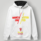 Manchester United "We Are United" Graphic Hoodie - Black & Gold MUFC Split Typography Streetwear