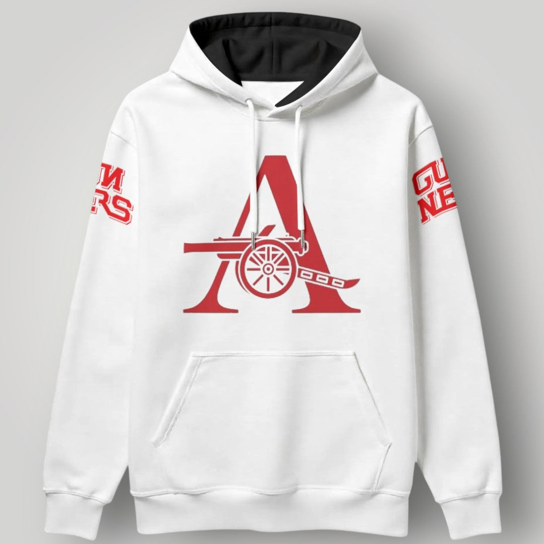 Arsenal FC "Gunners" Hoodie | Premium Cannon Graphic Sweatshirt