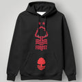 Nottingham Forest "We Are Back" Hoodie - Bold Red Circular Crest Pullover - NFFC Premier League Fan Apparel