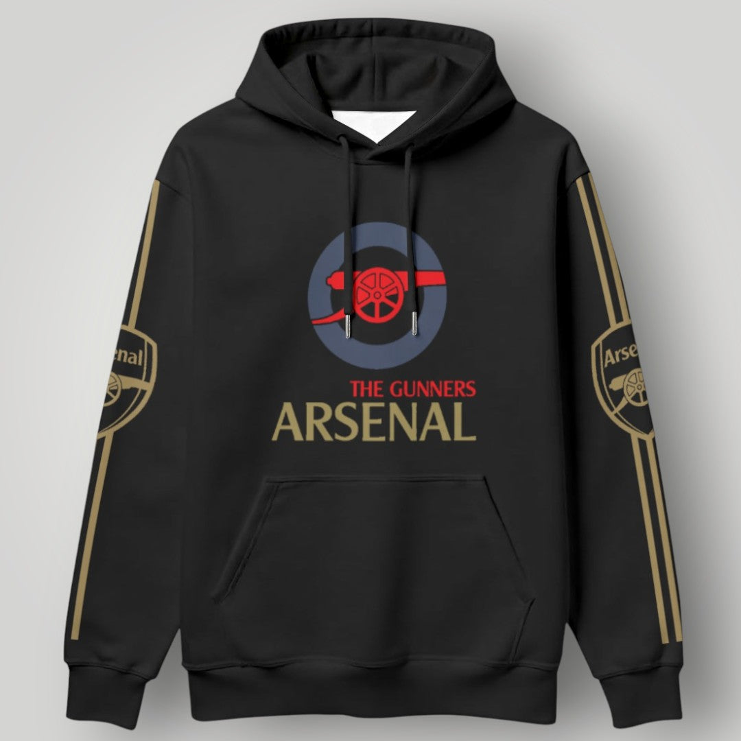 Arsenal FC "Gunners" Hoodie | Premium Cannon Graphic Sweatshirt