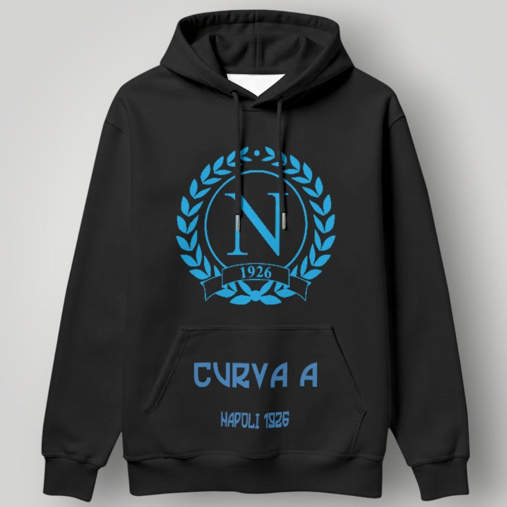 SSC Napoli "Curva A" Fan Hoodie - 1926 Heritage Wreath Graphic Pullover