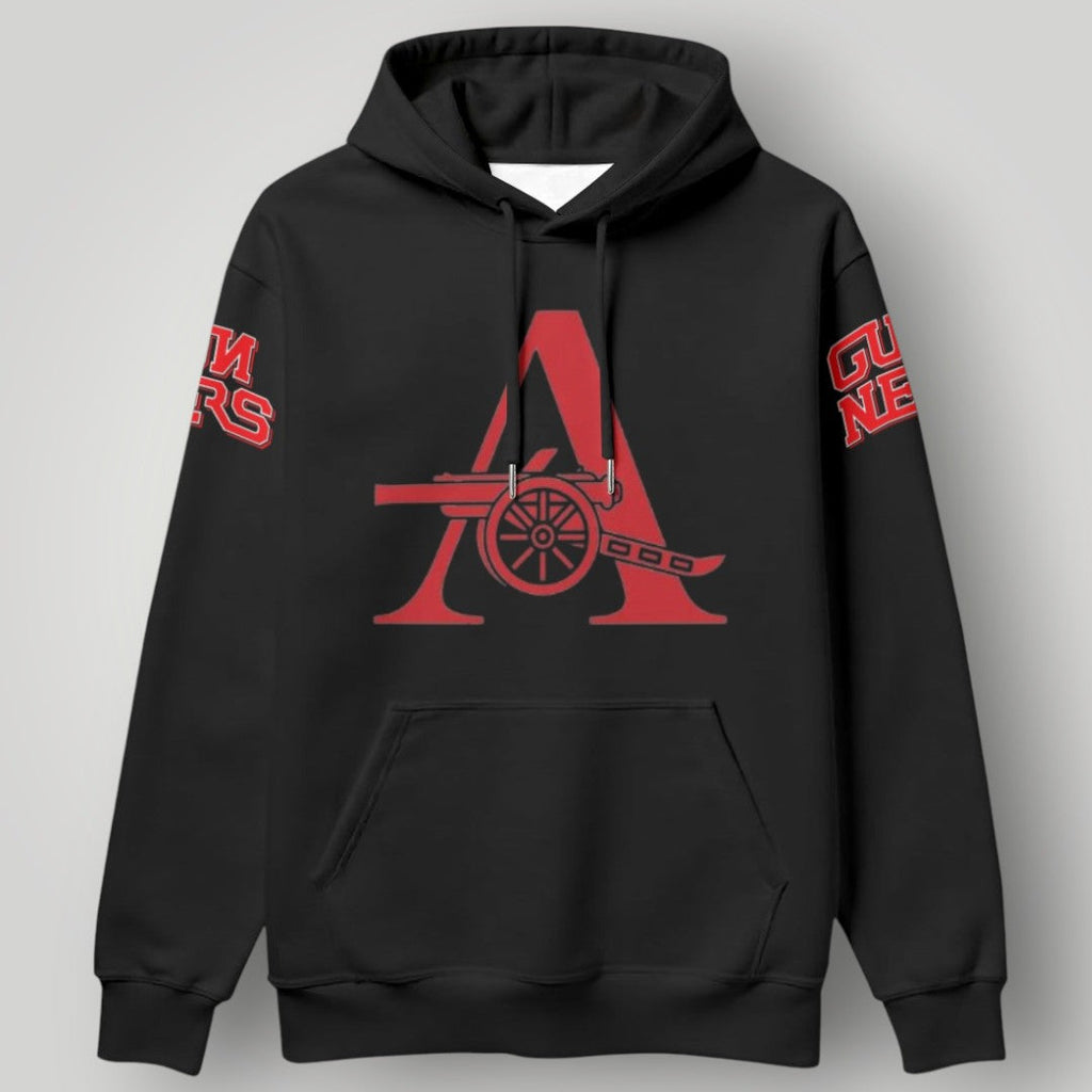 Arsenal FC "Gunners" Hoodie | Premium Cannon Graphic Sweatshirt