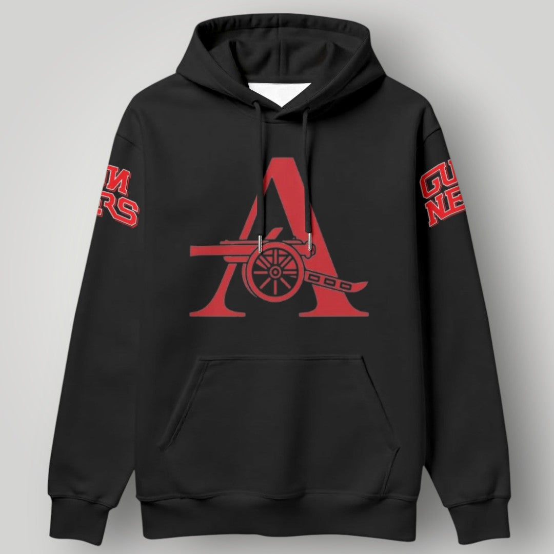Arsenal FC "Gunners" Hoodie | Premium Cannon Graphic Sweatshirt