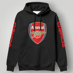 Arsenal FC "Gunners" 1886 Hoodie | Premium Black Cannon Graphic