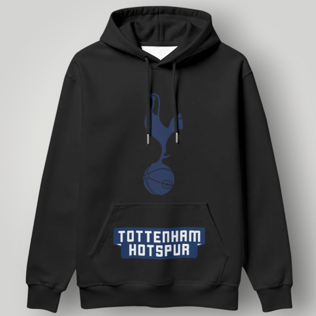 Tottenham Hotspur Banner Edition White Hoodie - Contrast Hood & Navy Crest Sportswear