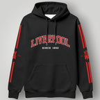 Liverpool F.C. "Since 1892" Heritage Hoodie - Black LFC YNWA Sleeve Print Sweatshirt