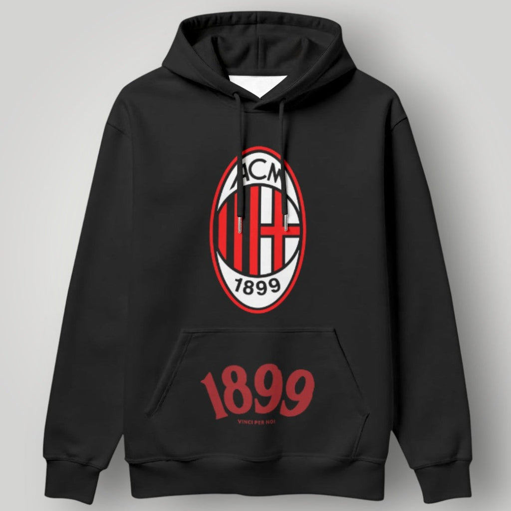 AC Milan "Vinci Per Noi" White Hoodie - 1899 Heritage Graphic Pullover