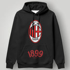 AC Milan "Vinci Per Noi" White Hoodie - 1899 Heritage Graphic Pullover