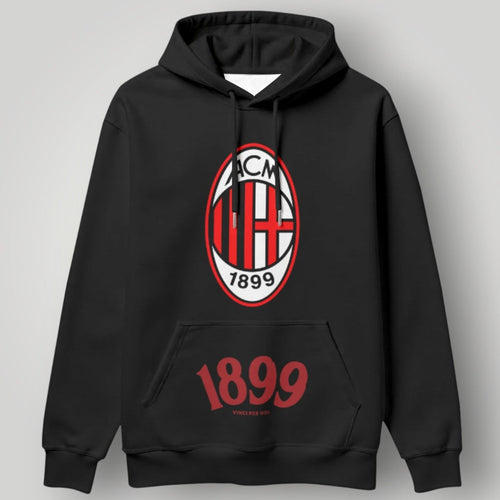 AC Milan "Vinci Per Noi" White Hoodie - 1899 Heritage Graphic Pullover