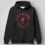 Liverpool F.C. Classic Varsity Circle Hoodie - White Two-Tone LFC Heritage Apparel