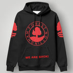 Nottingham Forest "We Are Back" Hoodie - Iconic Red Forest Crest Pullover - NFFC Premier League Streetwear