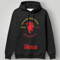 Manchester United "I AM UNITED" Heritage Hoodie - Black MUFC ESTD. 1878 Red Devils Apparel