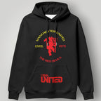 Manchester United "I AM UNITED" Heritage Hoodie - Black MUFC ESTD. 1878 Red Devils Apparel