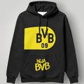 BVB 09 Borussia Dortmund Modern City Hoodie – Black & Yellow Urban Fan Pullover