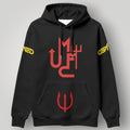 Manchester United "United Till I Die" Graphic Hoodie - Black MUFC Striped Fan Apparel