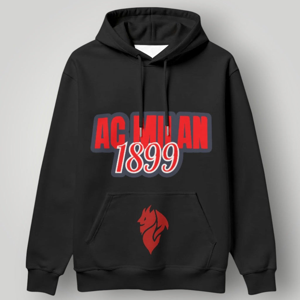 AC Milan "Vincitore" Hoodie - 1899 Block Logo & Devil Crest Streetwear