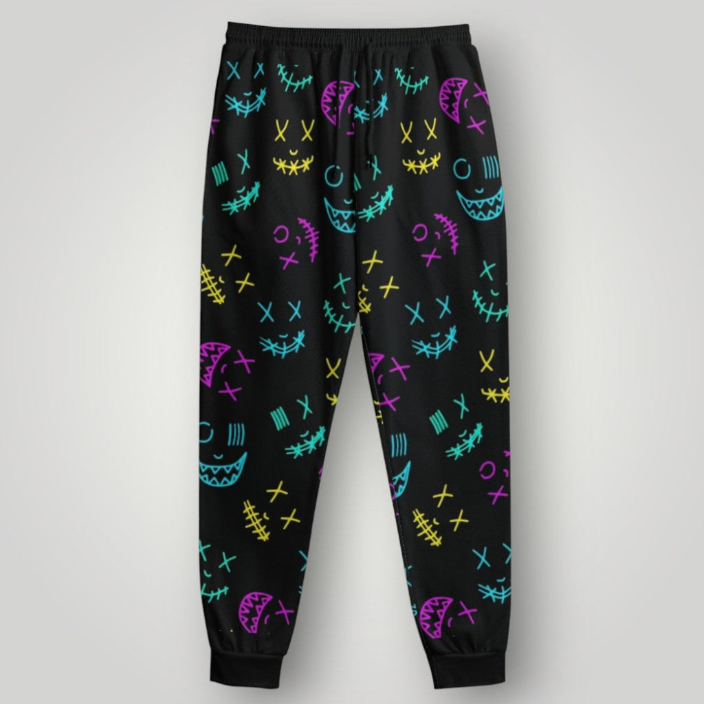 Arcane Jinx inspired jogger pants

Jinx Arcane neon gamer sweatpants

League of Legends Jinx fan joggers

Anime cyberpunk lounge pants