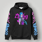 Arcane Jinx inspired neon gamer hoodie

Jinx Arcane anime cyberpunk hoodie

League of Legends Jinx fan hoodie black

Neon anime streetwear gamer sweatshirt