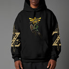 legend of zelda inspired hoodie

hero of hyrule sword hoodie

zelda fan art gamer hoodie

fantasy rpg sword hoodie

retro adventure game hoodie