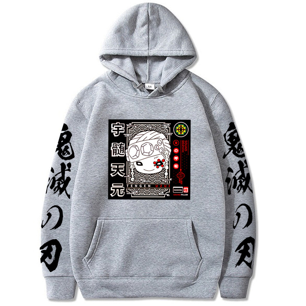 Demon Slayer Printed Hoodie - Harajuku Style