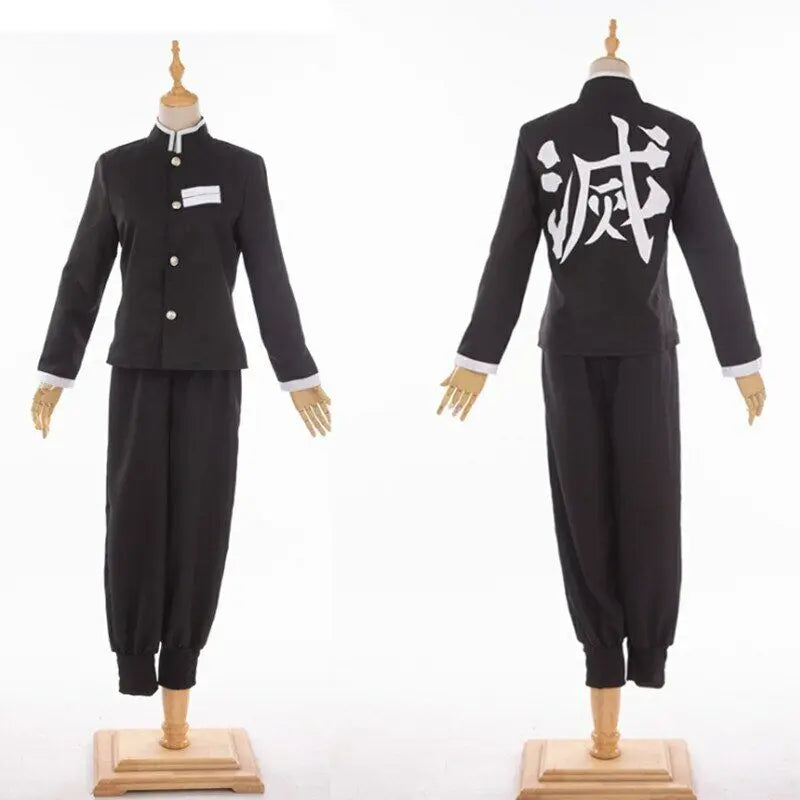 Demon Slayer Zenitsu Kimono Cosplay Costume Set