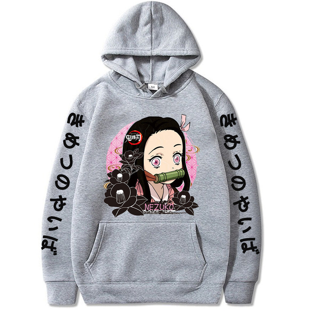 Demon Slayer Printed Hooded Sweatshirt