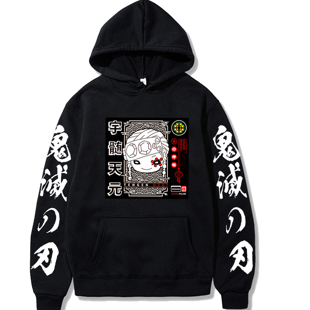 Demon Slayer Printed Hoodie - Harajuku Style