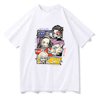 Demon Slayer Print Short Sleeve Top