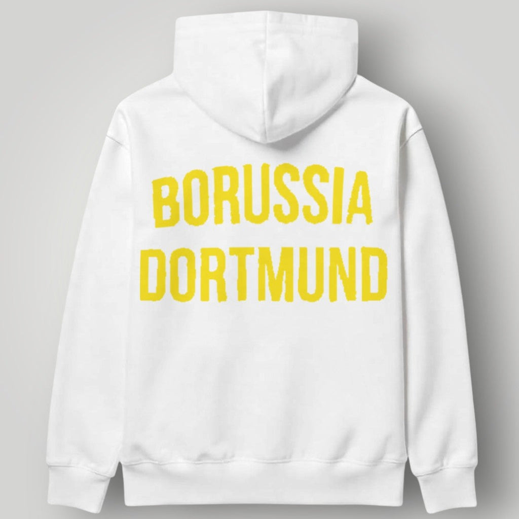 BVB 09 "Echt Liebe" Heritage Hoodie – Black & Yellow Dortmund Passion Pullover